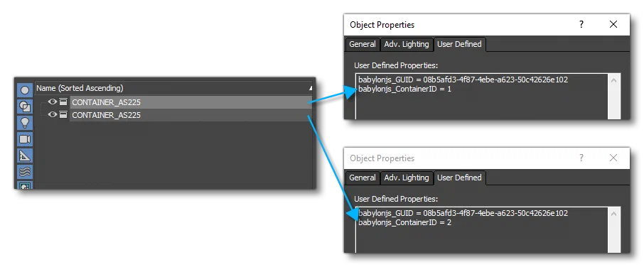 Examples Of The Container ID User Defined Property