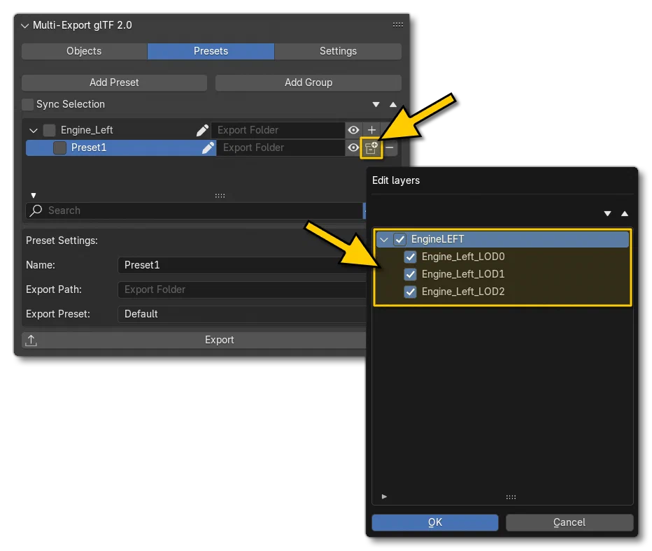 Adding A Collection To A Preset
