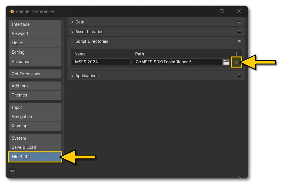 Removing The Asobo Add-on From Blender
