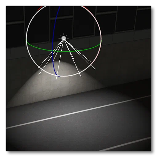 A Street Light Example In The Simulation