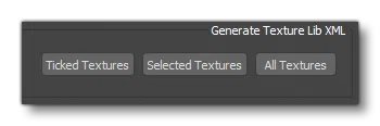 The Generate TextureLib XML Buttons