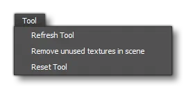 The Texture Tool Menu