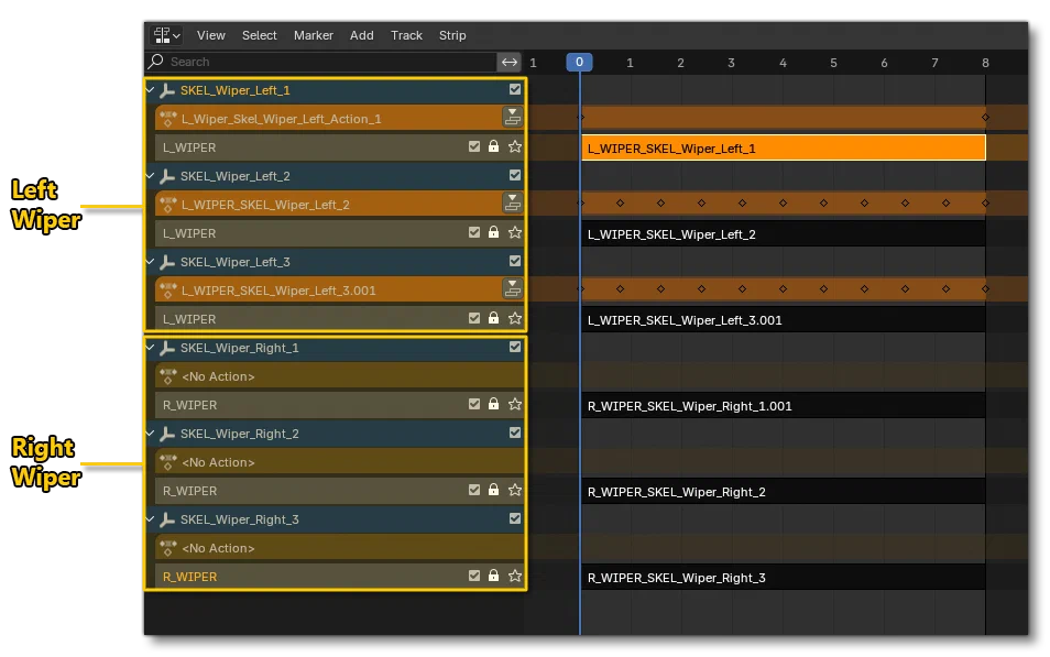 Wiper Animation Setup In Blender