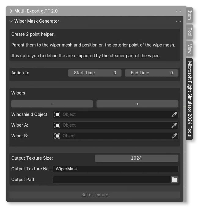 The Wiper Mask Generator Tool In Blender