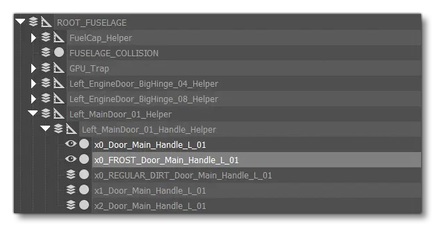Part Hierarchy In 3DS Max