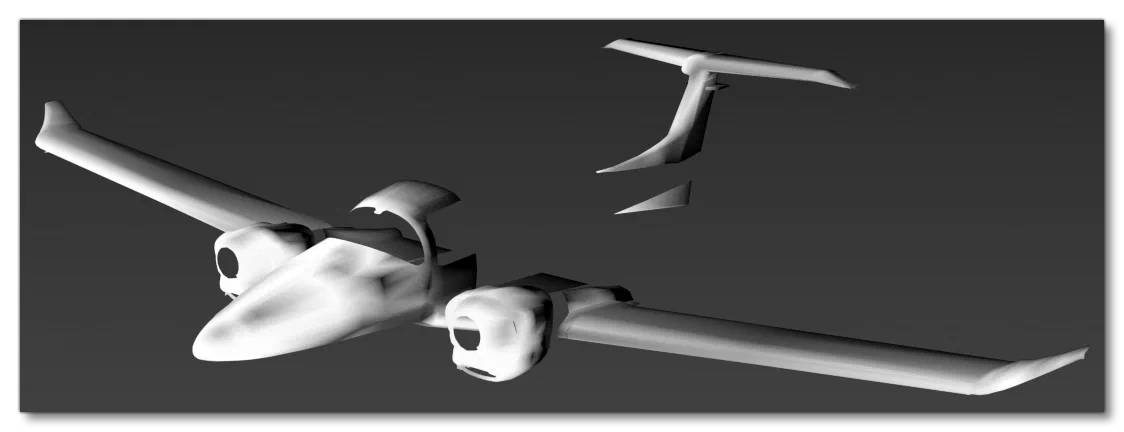 The DA62 Using A Separate Mesh For Ice