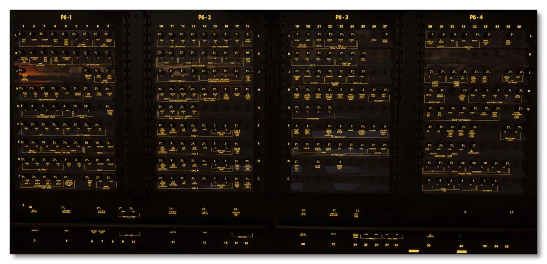 Example Of An Airline Panel With Emissive Elements