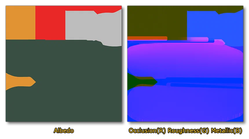 Example Of Textures Used For A Glass Element