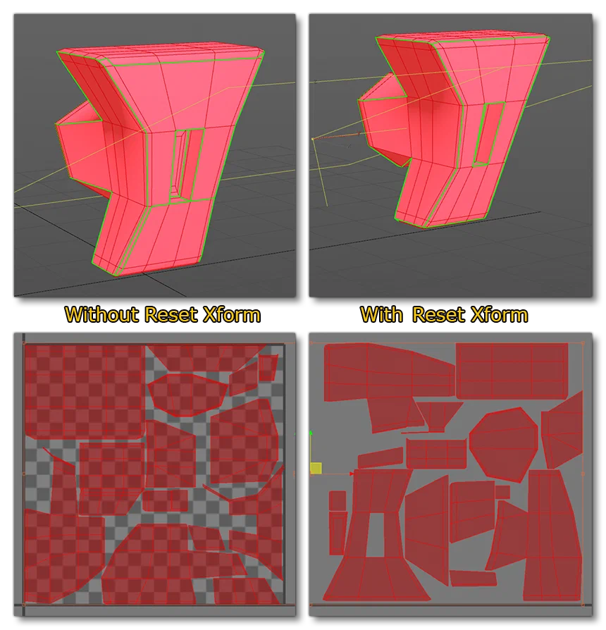 Reset Xform Example