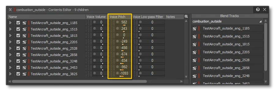 Changing The Sample Pitch Based On The Spreadsheet Values