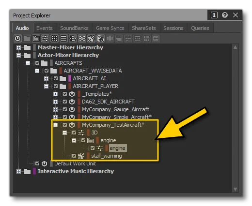 Creating The Engine Actor Mixer