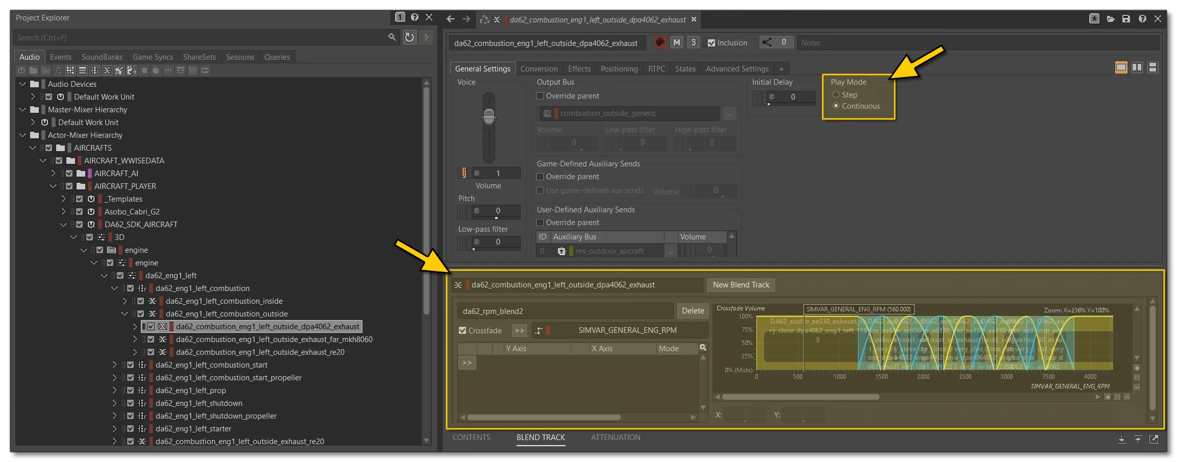 Continuous Play Mode For Blend Tracks