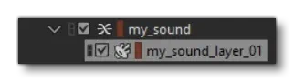 Single Source Sound Rendered From Layers