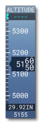 The ALTIMETER Display