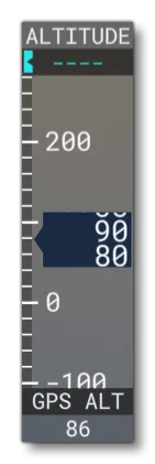 The Altitude Display When Using GPS