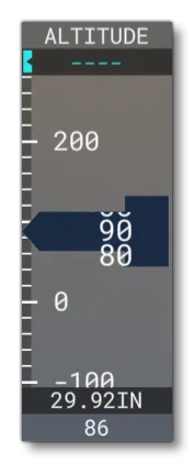 The Altitude Display When Set To High Altitude