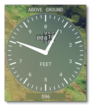 The Ground Altitude Display