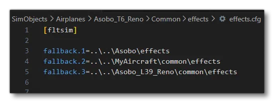Example Of The effects.cfg file Contents