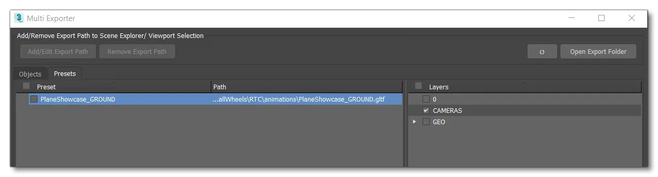 Adding The Camera Layer To The Preset