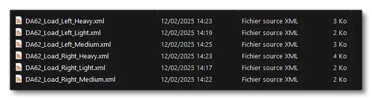 The DA62 SimProp Container Files