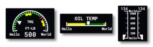 An Example Showing Various Instruments With Begin And End Text