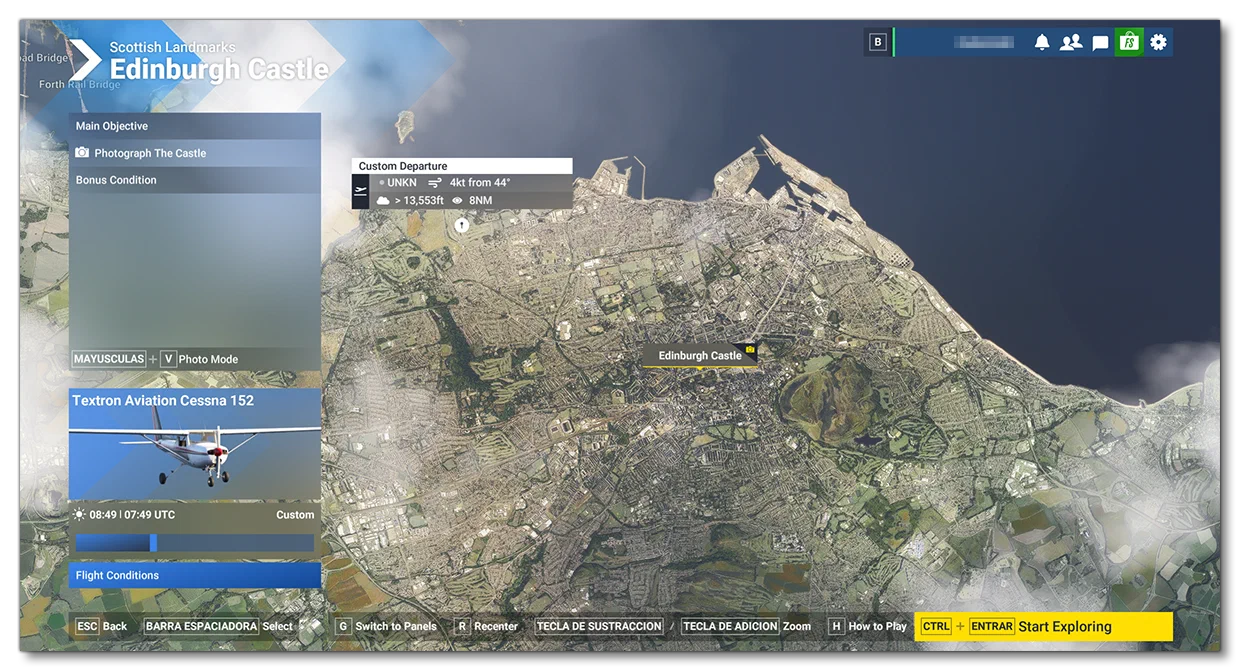Selecting An Objective To Test In The Simulation