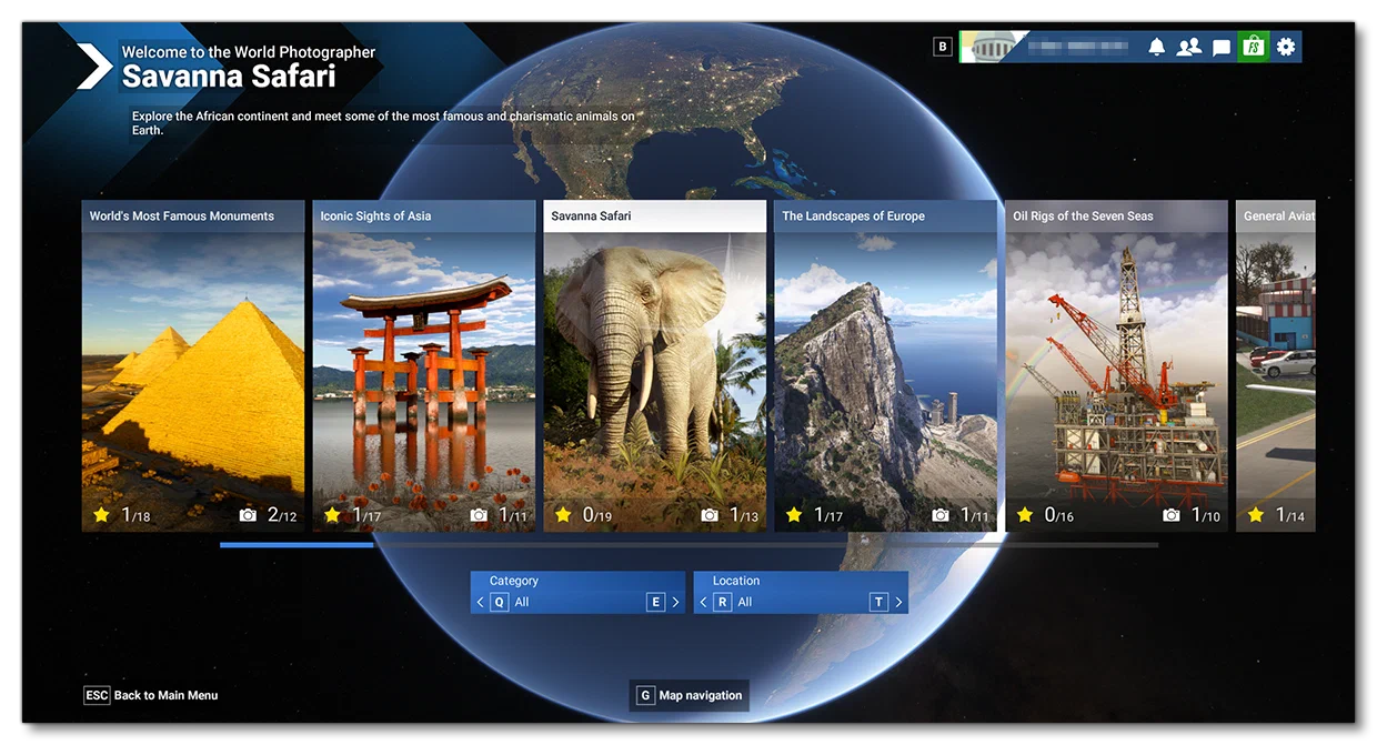 The World Photographer Missions Page