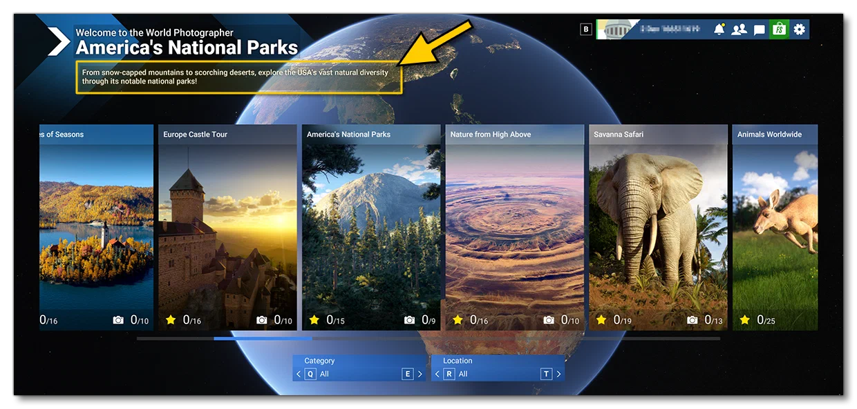 The Page Description In The Simulation UI