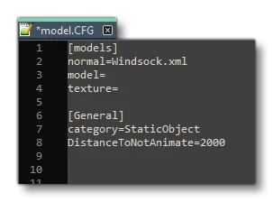 Completed Model CFG File Example
