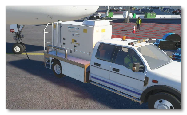 A Ground Power Unit Connected To An A320Neo