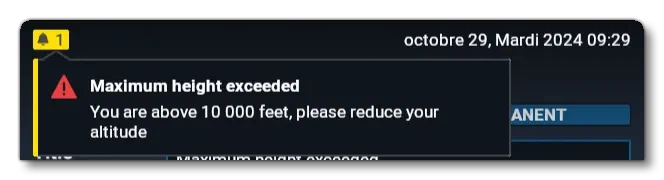 A Permanent Notification In The EFB