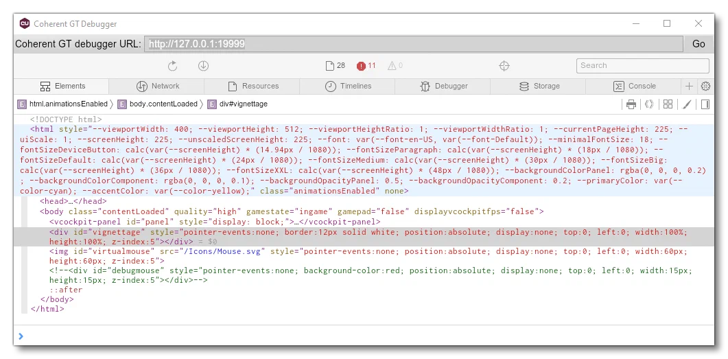 The Different Tabs In The Coherent Debugger