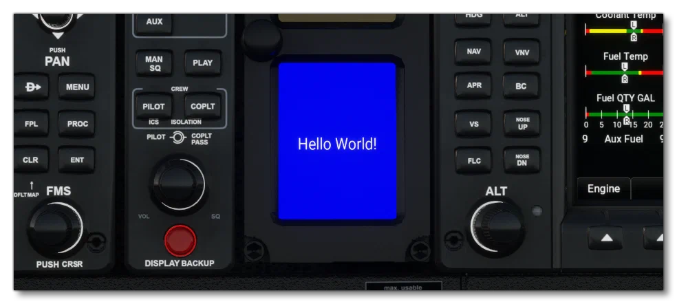 The Replaced Instrument In The DA62