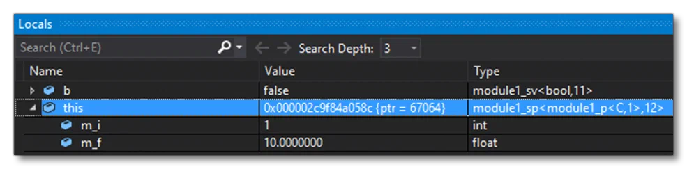 Test Code Func4 Correct Local Variables
