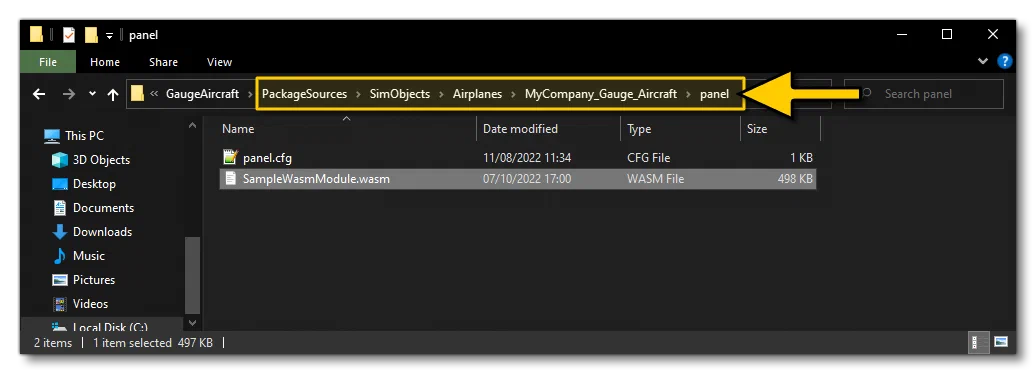 The Location For Saving The WASM Module
