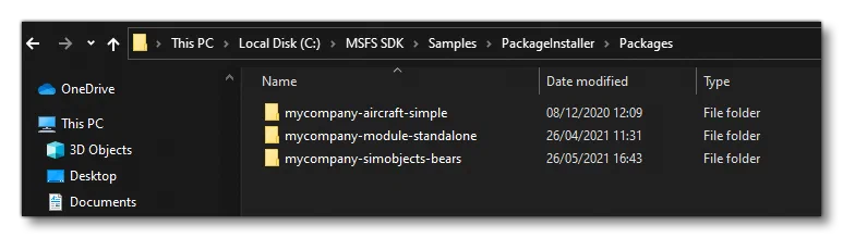 An Example Of Multiple Packages To Be Built As An Installer