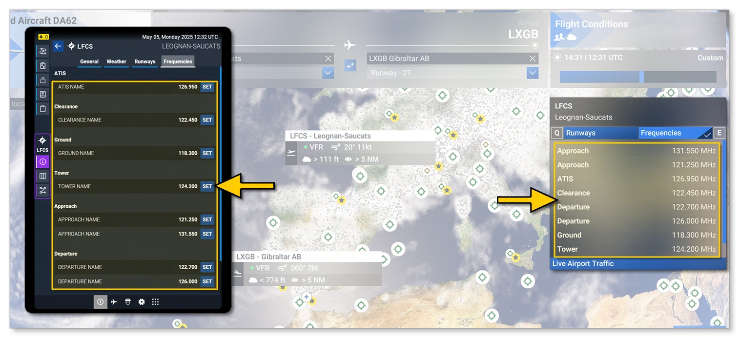 New Frequencies For LFCS In The World Map
