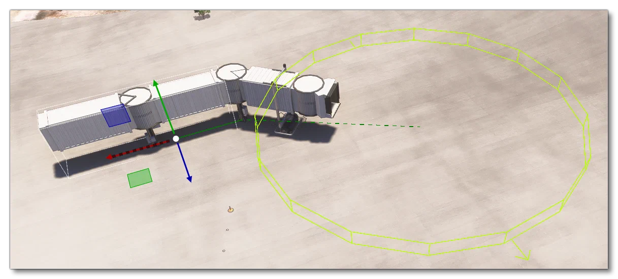 The Jetway Sample Objects In The Simulation
