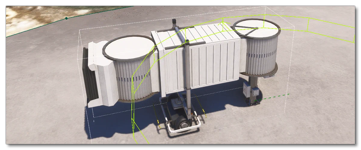 The Sample Jetway Added To The Scene