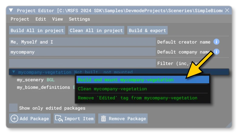 Build SimpleBiomes Package