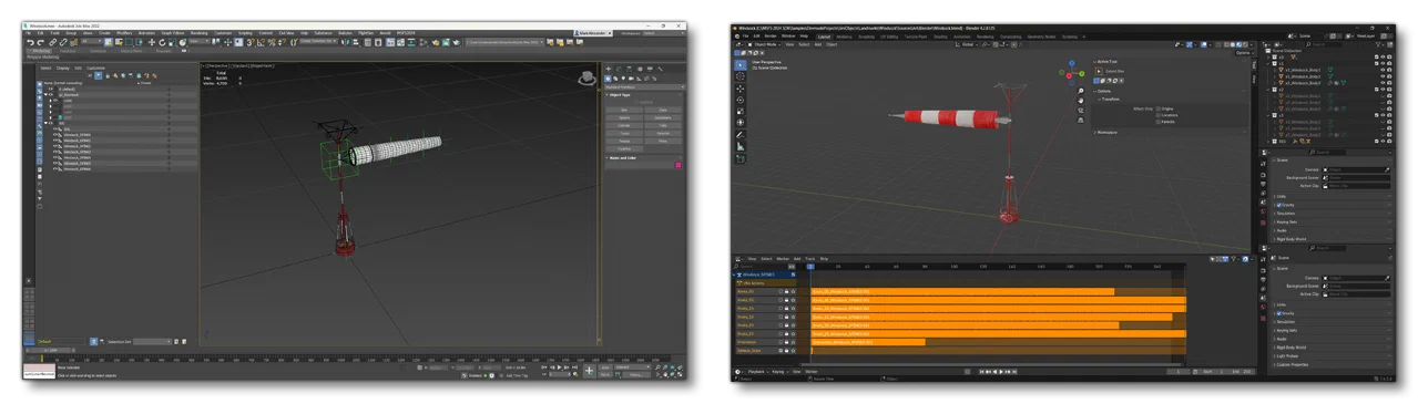 The Windsock Model In 3DS Max