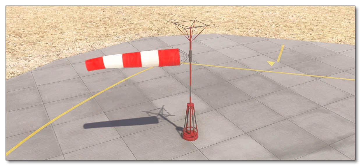 The Windsock Object In The Scene