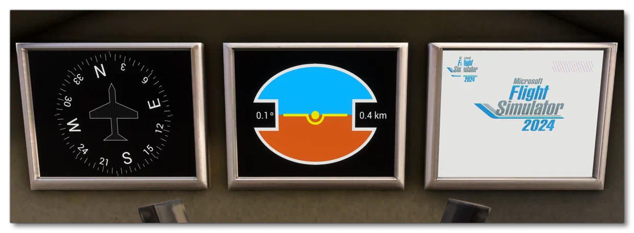 The Screens Added To The GDi+ Aircraft