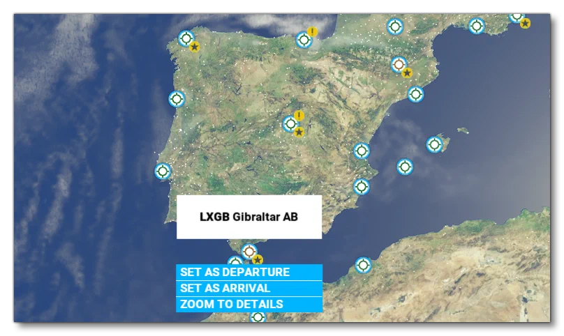 Gibraltar AB Airport In The World Map