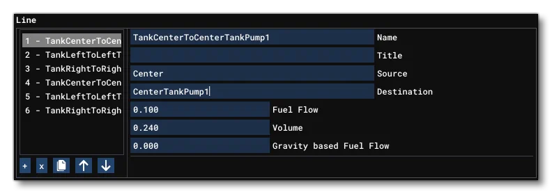 The Line Settings In The SimObject Editor