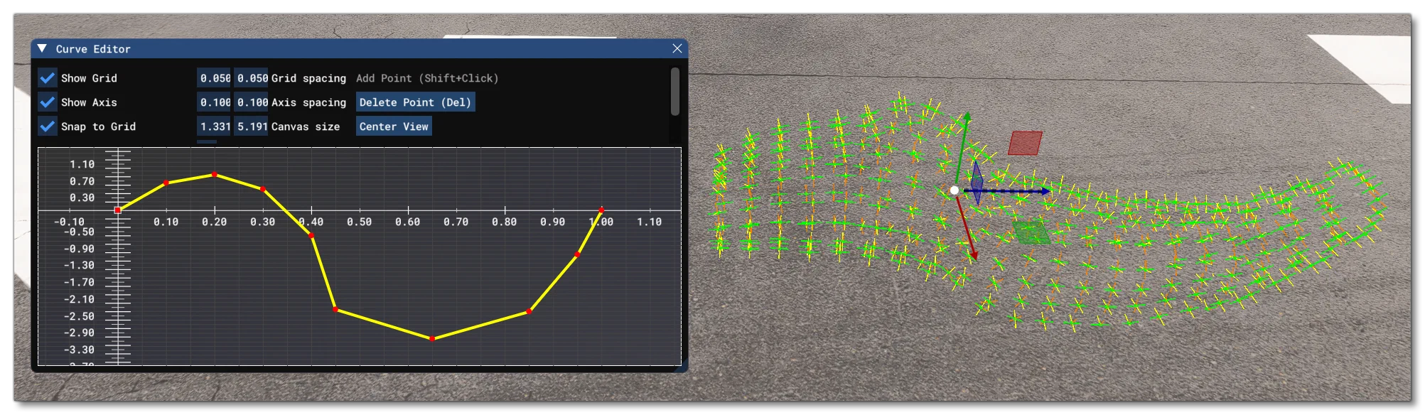 Example Of Surface Sensor Offsets