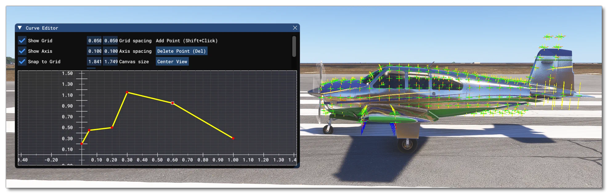 Shaping The Fusealge Geometry Using The Curve Editor