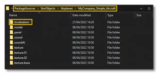 Example Save Path For LOC File