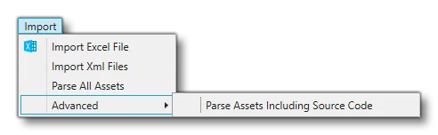 The MSFS Localization Manager Import Menu