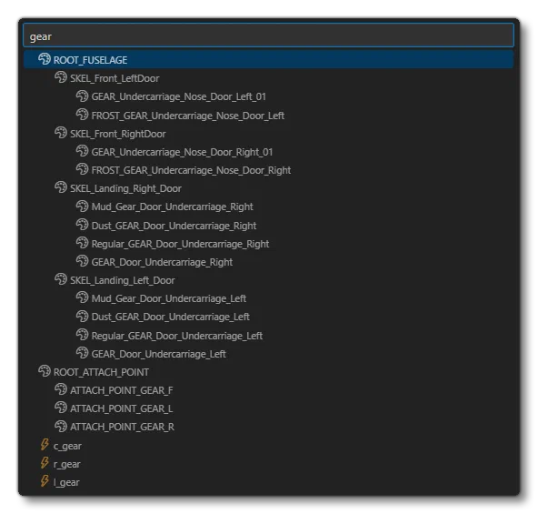 Searching Through A GLTF File